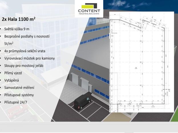 Pronájem skladu, České Budějovice - České Budějovice 4, Pekárenská, 2200 m2