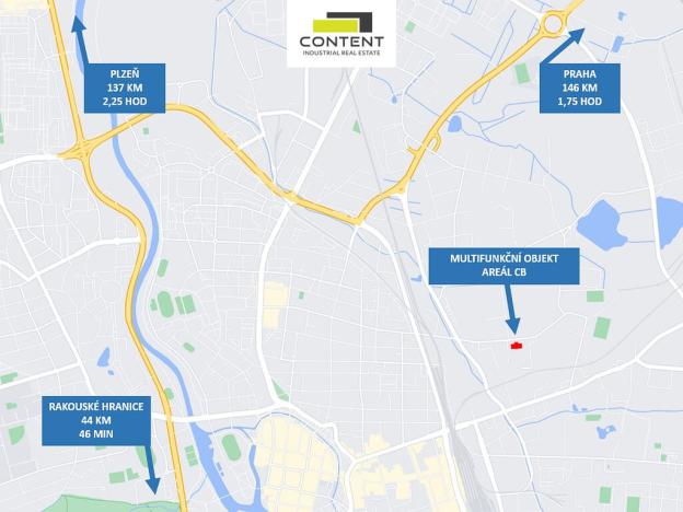 Pronájem skladu, České Budějovice - České Budějovice 4, Pekárenská, 2200 m2