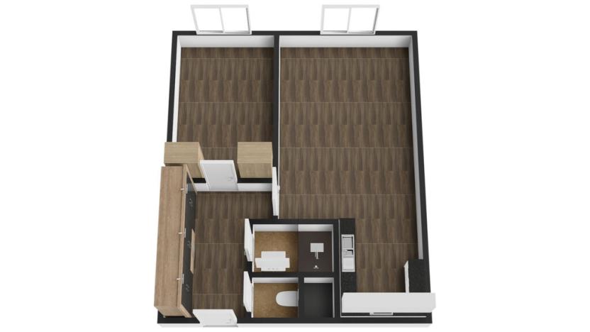 Pronájem bytu 2+kk, Praha - Kobylisy, Šimůnkova, 45 m2