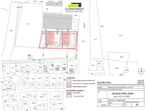Prodej komerčního pozemku, Zdiby, Ústecká, 15157 m2