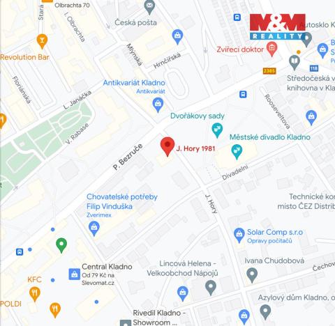 Pronájem obchodního prostoru, Kladno, J. Hory, 11 m2