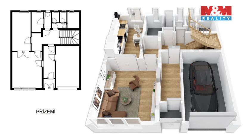 Prodej rodinného domu, Strání, Rubanice, 125 m2