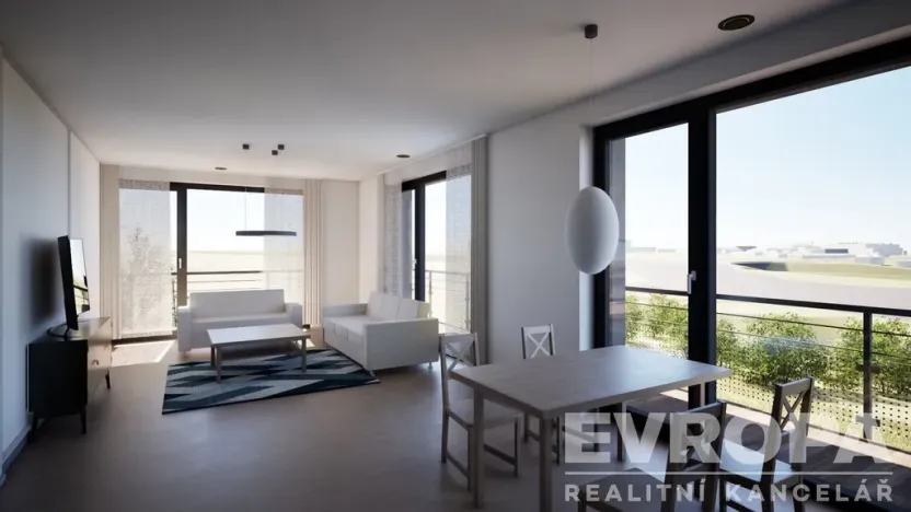 Prodej bytu 2+kk, Praha - Ruzyně, Pilotů, 54 m2