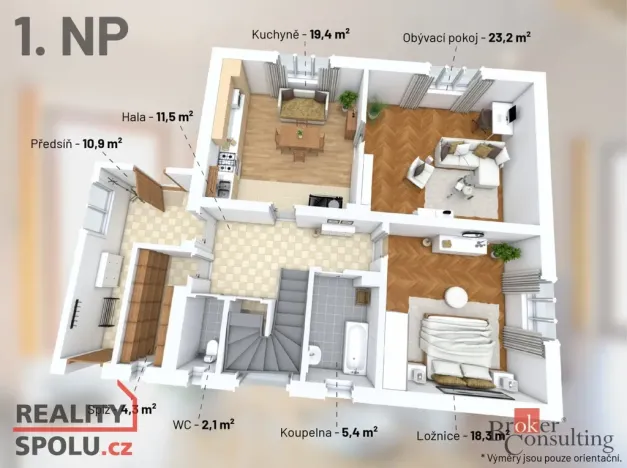 Prodej rodinného domu, Psáře, 250 m2
