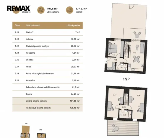 Prodej bytu 4+kk, Brno, Obřanská, 101 m2