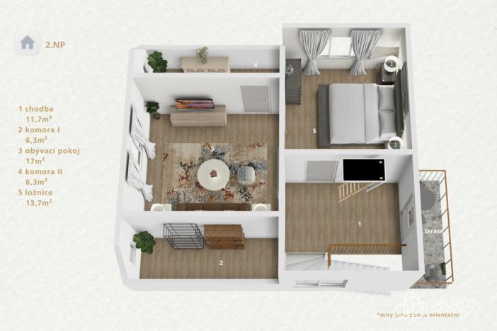 Prodej rodinného domu, Dolní Rychnov, Revoluční, 120 m2