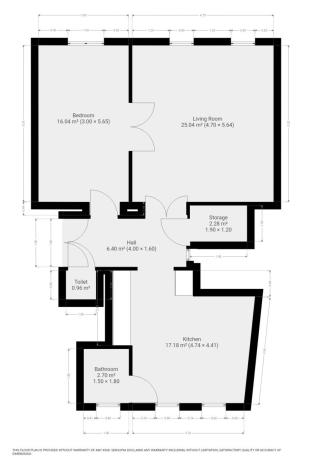Pronájem bytu 2+1, Praha - Nové Město, Pštrossova, 70 m2