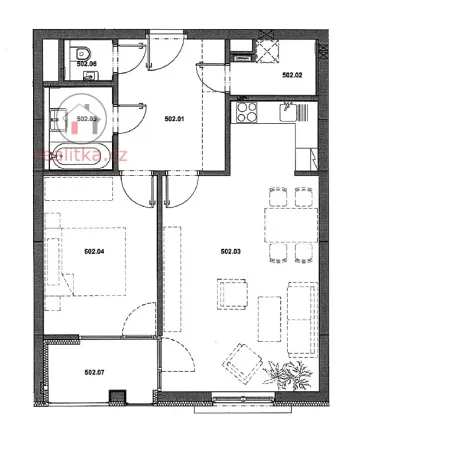 Prodej bytu 2+kk, Praha - Žižkov, Havlíčkovo náměstí, 60 m2