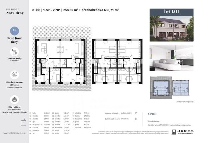 Prodej rodinného domu, Jirny, 258 m2
