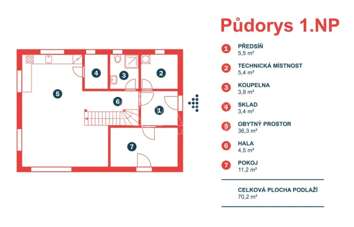 Prodej rodinného domu, Slověnice, 137 m2