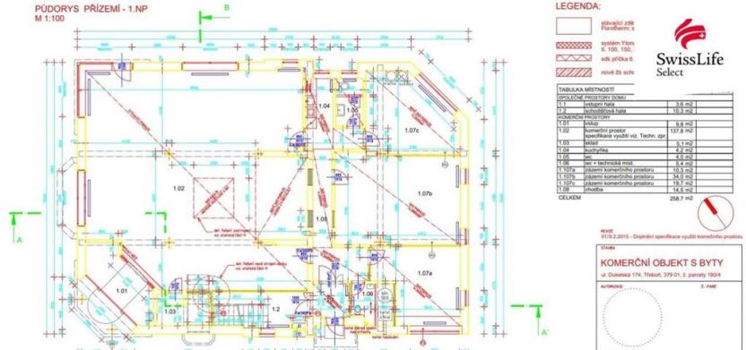 Prodej činžovního domu, Třeboň, Dukelská, 320 m2