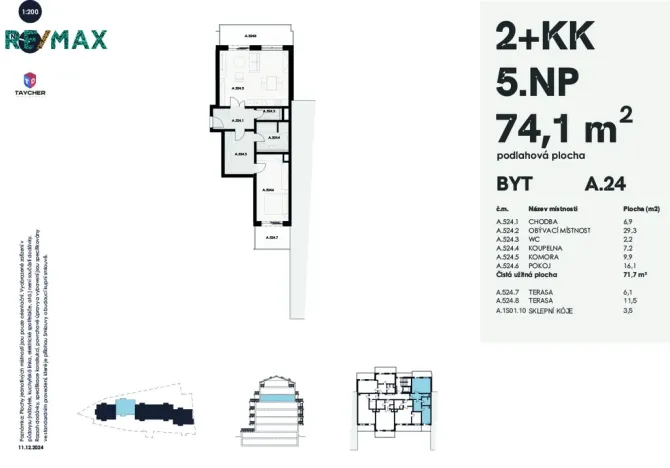 Prodej bytu 2+kk, Karlovy Vary, Šumavská, 74 m2