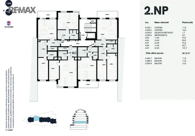 Prodej bytu 2+kk, Karlovy Vary, Šumavská, 86 m2