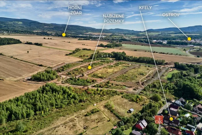 Prodej pozemku pro bydlení, Ostrov - Kfely, 697 m2