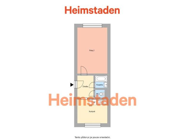 Pronájem bytu 1+1, Ostrava - Slezská Ostrava, Michálkovická, 36 m2