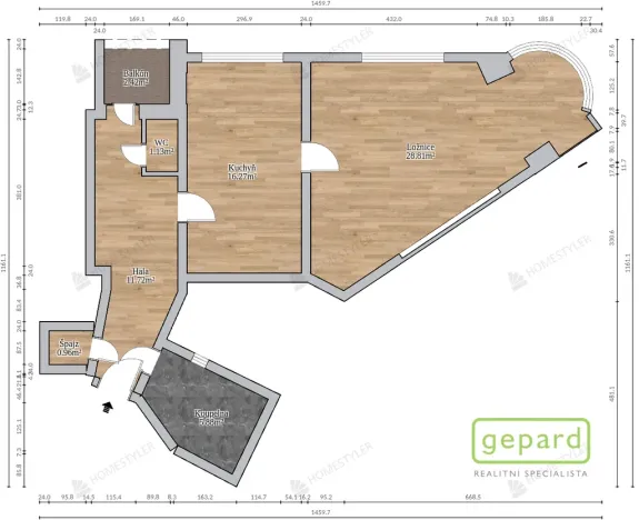 Prodej bytu 2+kk, Praha - Libeň, U libeňského pivovaru, 64 m2