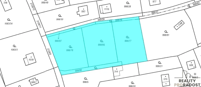 Prodej pozemku pro bydlení, Vráž, 948 m2