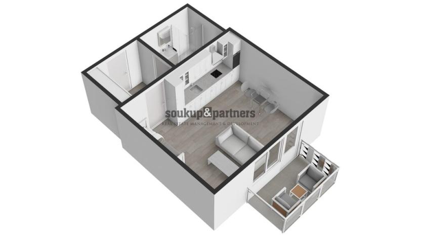 Prodej bytu 1+kk, Praha - Kbely, Sedlářova, 32 m2