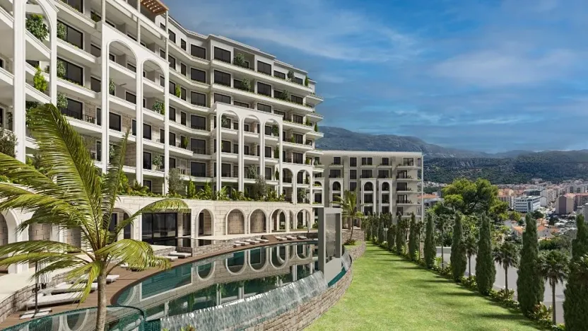 Prodej bytu 2+kk, Budva, Černá Hora, 46 m2