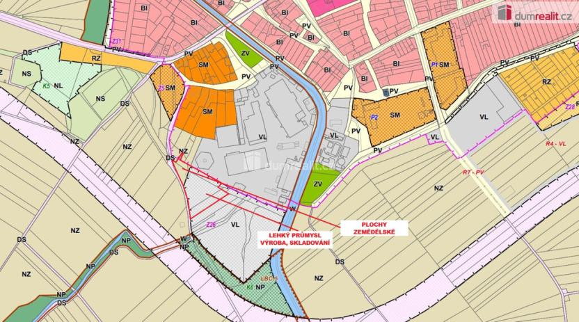 Prodej komerčního pozemku, Podivín, Rybáře, 8386 m2