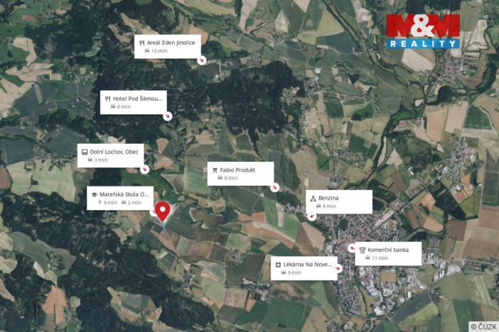 Prodej pozemku pro bydlení, Ostružno, 10955 m2