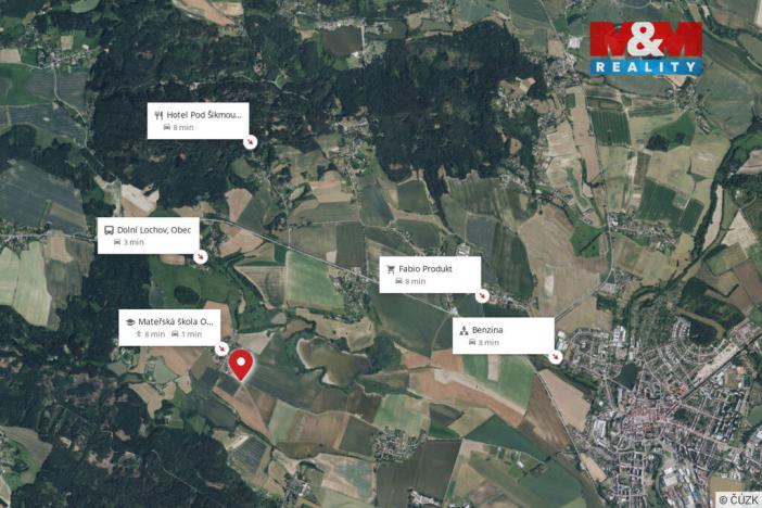 Prodej pozemku pro bydlení, Ostružno, 1203 m2