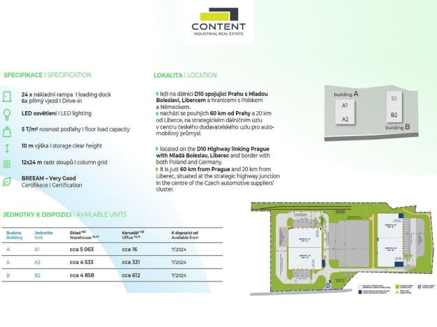 Pronájem výrobních prostor, Příšovice, 2000 m2