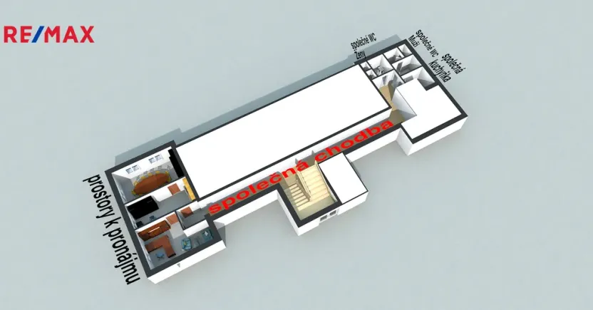Pronájem kanceláře, Olomouc - Hodolany, Holická, 57 m2
