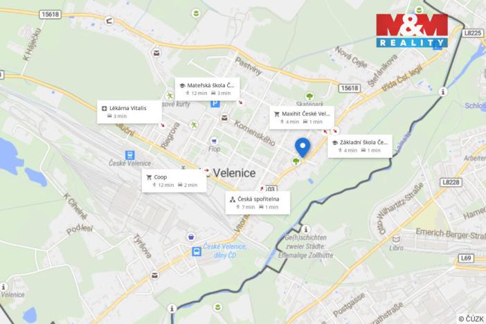 Prodej rodinného domu, České Velenice, Komenského, 650 m2