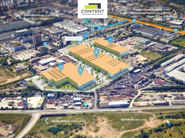 Pronájem skladu, Praha - Dolní Měcholupy, Kutnohorská, 5116 m2