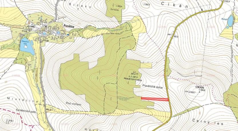 Prodej podílu pole, Načeradec, 22280 m2