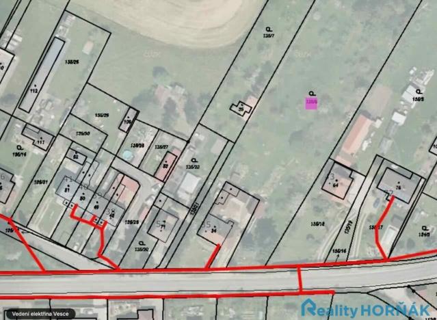 Prodej pozemku pro bydlení, Vesce, 2813 m2