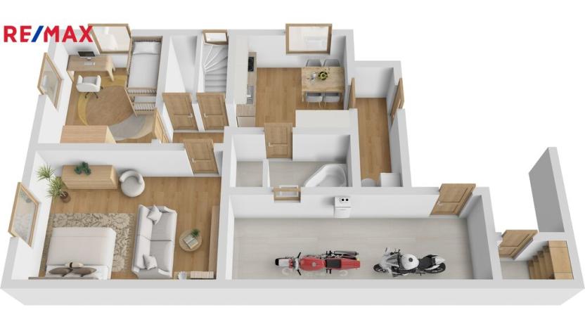 Prodej rodinného domu, Borohrádek, Jiřího z Poděbrad, 61 m2