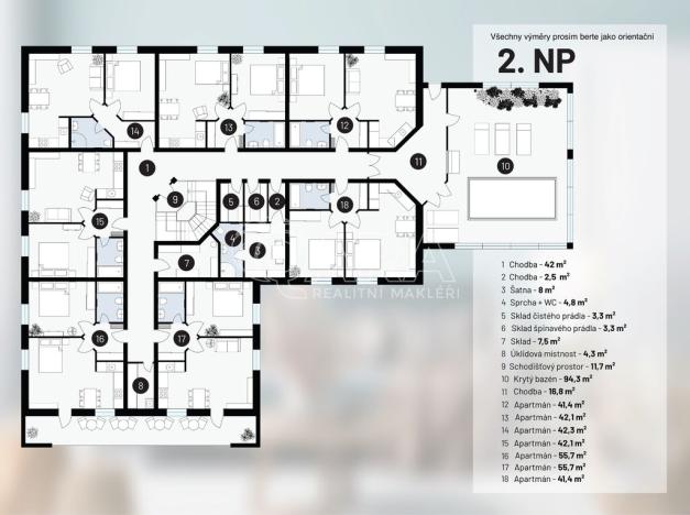 Prodej ubytování, Hlohovec, Na kopci, 1450 m2