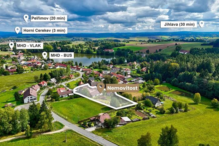 Prodej komerční nemovitosti, Horní Cerekev, 460 m2