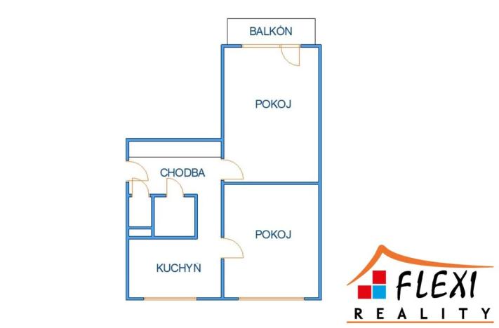 Pronájem bytu 2+1, Ostrava, Mitušova, 50 m2