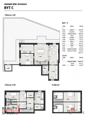 Prodej bytu 4+1, Praha - Pitkovice, K dálnici, 155 m2