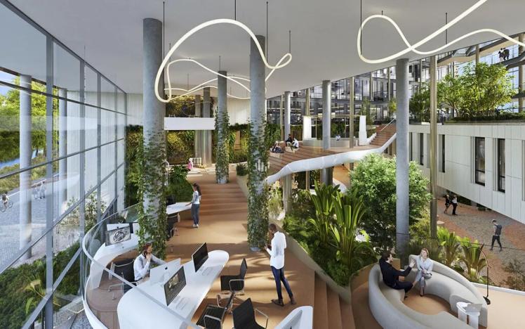 Pronájem kanceláře, Praha - Karlín, Karolinská, 916 m2