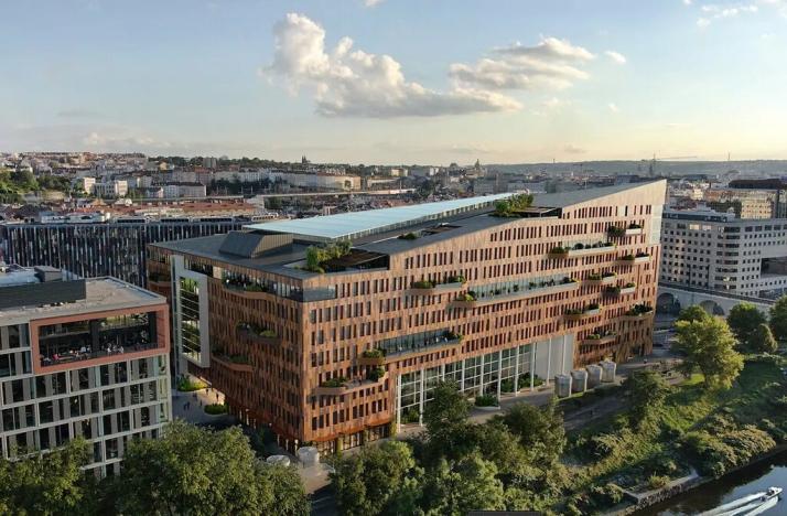 Pronájem kanceláře, Praha - Karlín, Karolinská, 465 m2