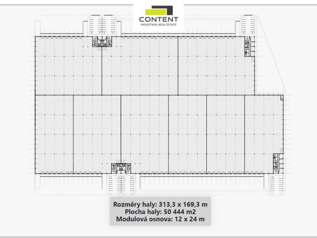 Pronájem výrobních prostor, Přehýšov, 10000 m2