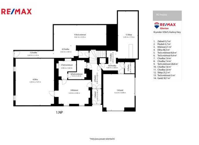 Prodej rodinného domu, Karlovy Vary, Pražská silnice, 450 m2