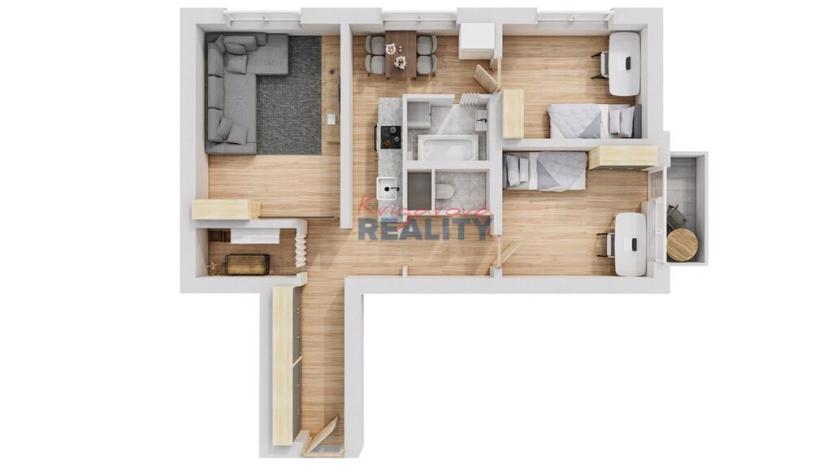 Prodej bytu 3+1, České Budějovice - České Budějovice 3, Čéčova, 63 m2