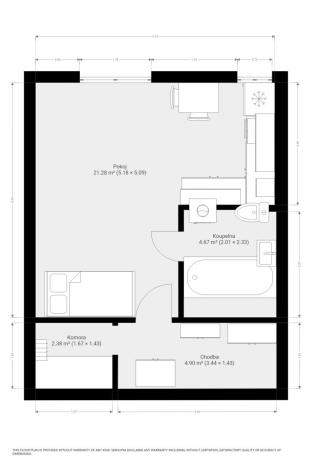 Pronájem bytu 1+kk, Brno, Celní, 33 m2