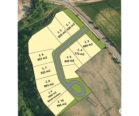 Prodej pozemku pro bydlení, Čistá, 936 m2