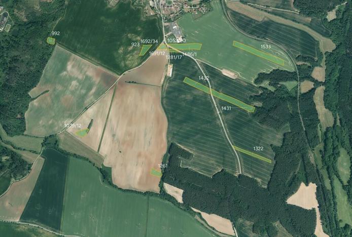 Prodej pole, Mladotice, 71055 m2