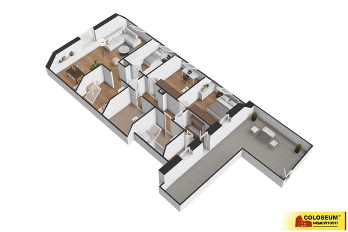 Prodej bytu 4+1, Moravský Krumlov, 101 m2