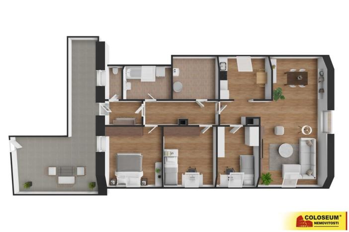 Prodej bytu 4+1, Moravský Krumlov, 101 m2