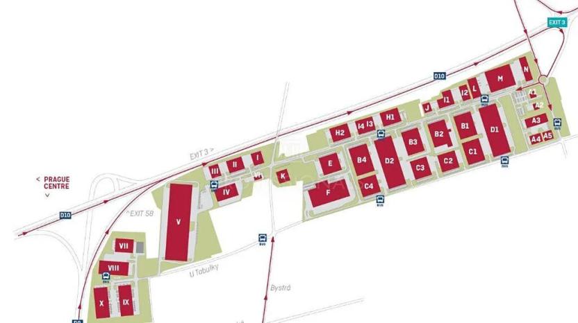 Pronájem skladu, Praha - Horní Počernice, Sezemická, 4766 m2