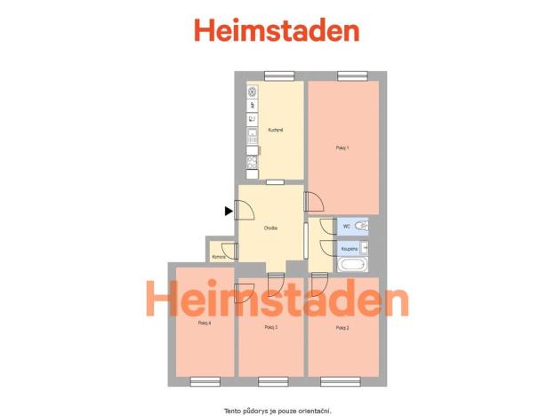 Pronájem bytu 4+1, Ostrava - Poruba, Alšova, 95 m2