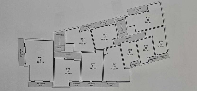 Prodej bytu 2+kk, Praha, 54 m2
